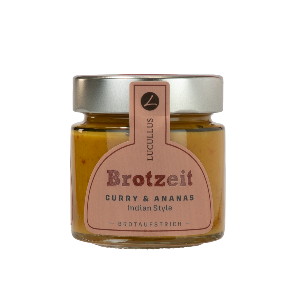 Lucullus Brotzeit Indian Style Curry und Ananas Brotaufstrich Curry und Ananas Brotaufstrich Artikelbild 1