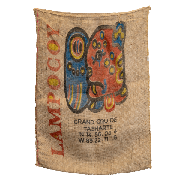 Kaffeesack Guatemala Lampocoy Lampocoy Kaffeesack Rueckseite