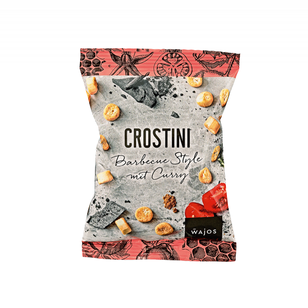 Wajos Crostini mit Barbecue und Curry Wajos Crostini BBQ Curry Artikelbild 1