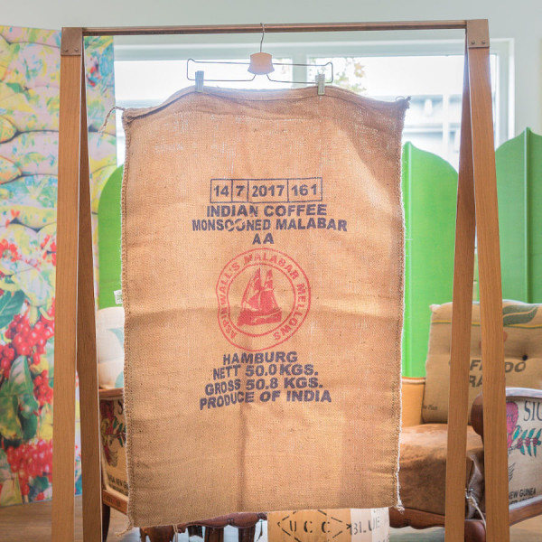 Kaffeesack Indien Monsooned Malabar Vorderseite