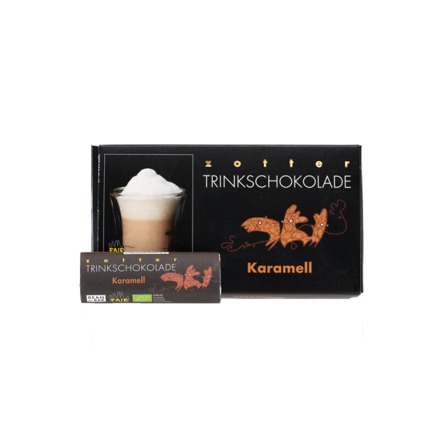 Zotter Karamell Trinkschokolade Artikelbild 1 Trinkschokolade Karamell