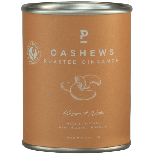 P Stash Cashews Roasted Cinnamon vorne