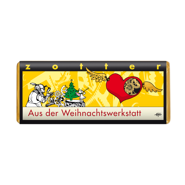 Zotter Aus der Weihnachtswerkstatt Artikelbild 1 Zotter Schokolade Weihnachtswerkstatt