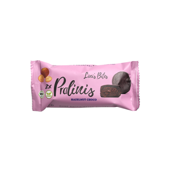 Lini s Bites Pralinis Hazelnut Choco Nougat Dattelschokolade Pralini Bild 1