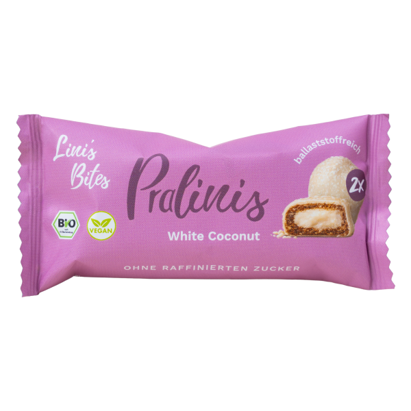 Lini s Bites Pralinis White Coconut Bio Lini s Bites Pralinis White Coconut Artikelbild 1
