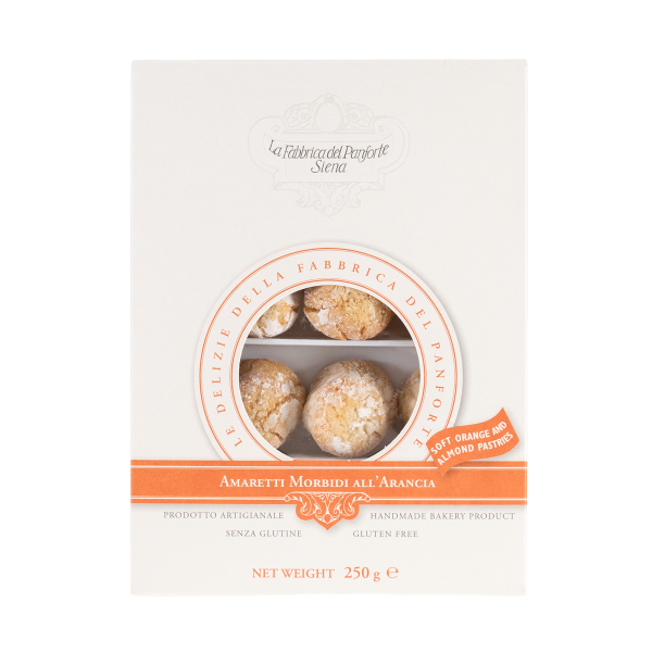Amaretti morbidi all arancia Artikelbild 1 La Fabbrica del Panforte Amaretti Morbidi all Arancio