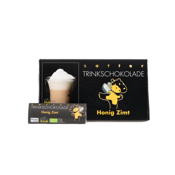Zotter Honig Zimt Trinkschokolade Artikelbild 1 Trinkschokolade Honig Zimt