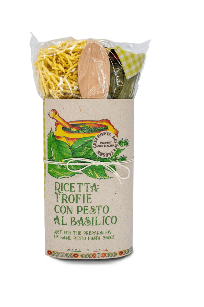 Pasta Kit Trofie con Pesto al Basilico Artikelbild Basilico 1