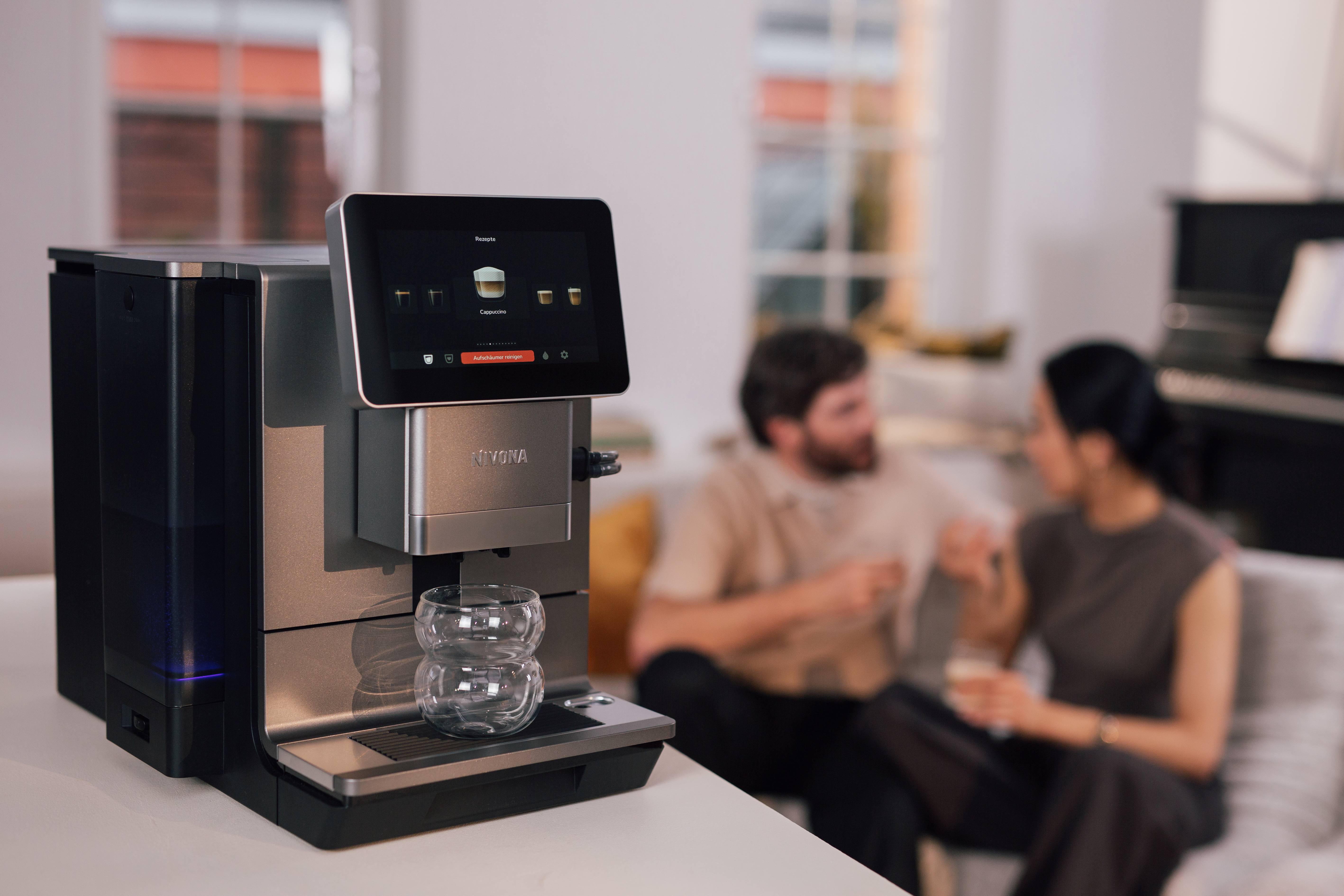 Detailansicht Nivona NIVO 9103 titan mit Betonung auf die Benutzererfahrung.