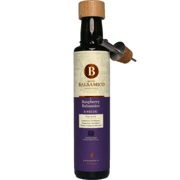 Aceto Balsamico Himbeere Artikelbild 1 Greenomic Balsamico di Modena Himbeere