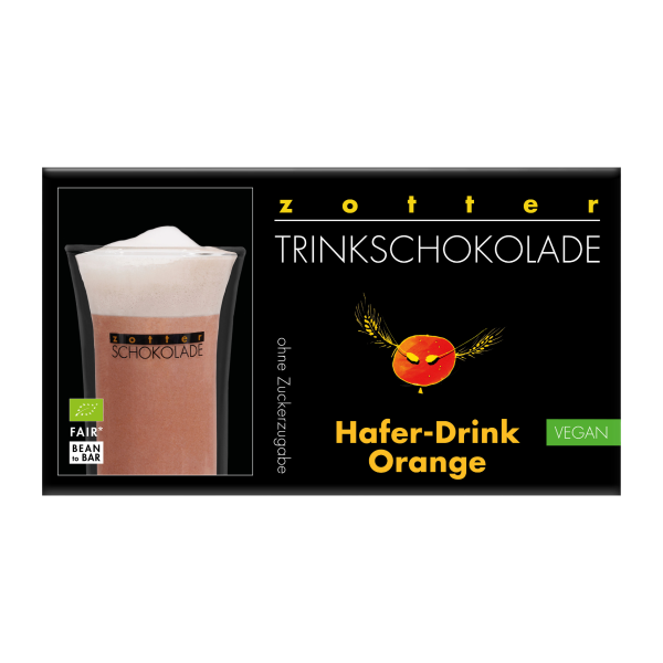 Zotter Trinkschokolade Hafer Drink Orange Zotter Trinkschokolade Haferdrink Orange Artikelbild 1