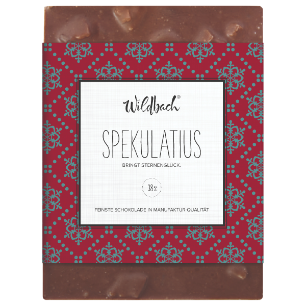 Wildbach Spekulatius Vollmilch Artikelbild 1 Wildbach Schokolade Spekulatius