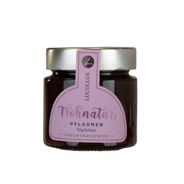 Lucullus Frohnatur Pflaumentoepfchen Fruchtaufstrich Frohnatur Pflaumen Toepfchen Fruchtaufstrich Artikelbild 1