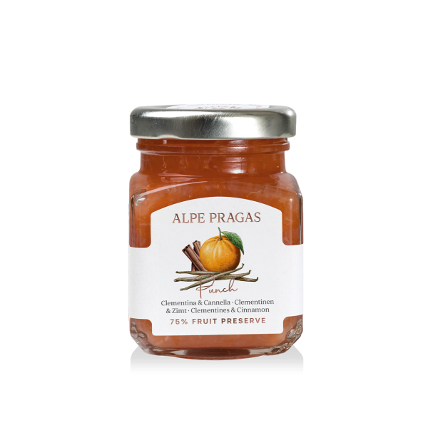 Alpe Pragas Clementine und Zimt Fruchtaufstrich Alpe Pragas Fruchtaufstrich Punch Artikelbild 1