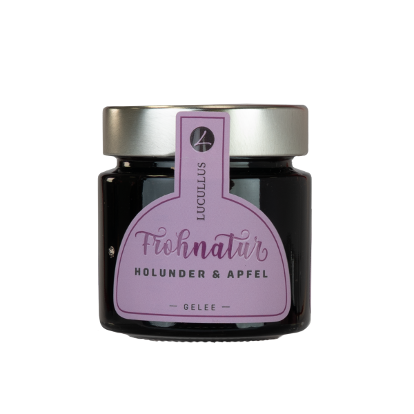 Lucullus Frohnatur Holunder und Apfel Gelee Lucullus Frohnatur Holunder und Apfel Gelee Artikelbild 1
