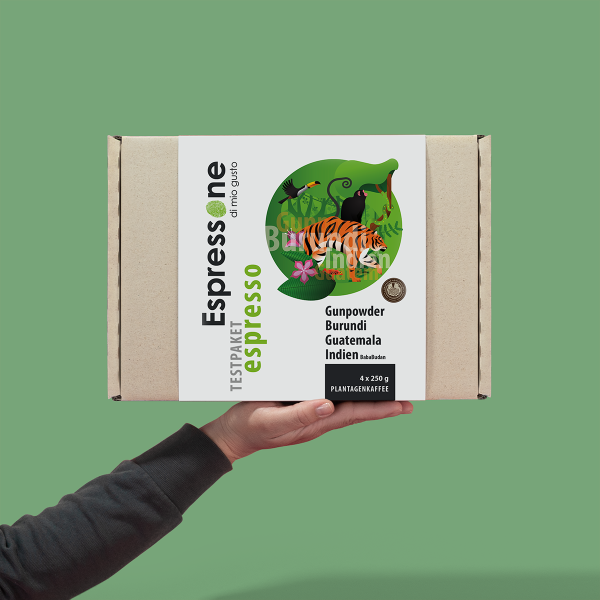 Plantagenkaffee Espresso Artikelbild 1 Plantagenkaffee Espresso Testpaket