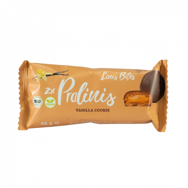 Lini s Bites Pralinis Vanilla Cookie Artikelbild 1 Linis Bites Vanilla Cookie