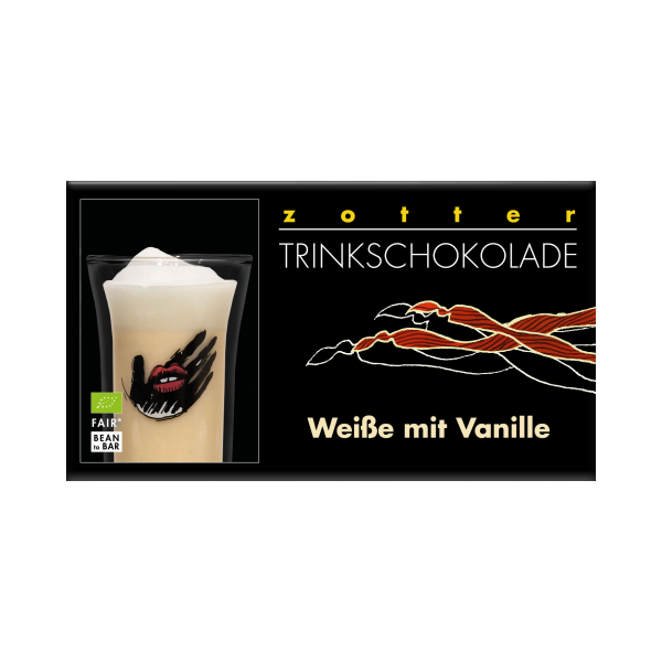 Zotter Weisse mit Vanille Trinkschokolade Zotter Trinkschokolade Weisse mit Vanille Artikelbild 1
