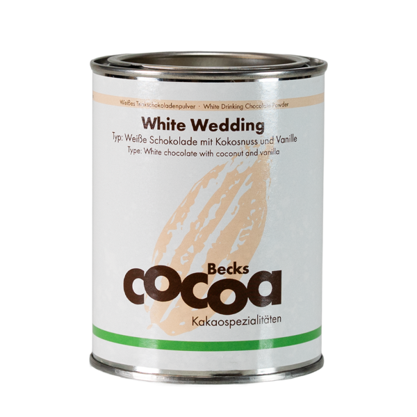 Becks Cocoa White Wedding Kakao mit weisser Schokolade Becks Trinkschokolade White Wedding Artikelbild 1