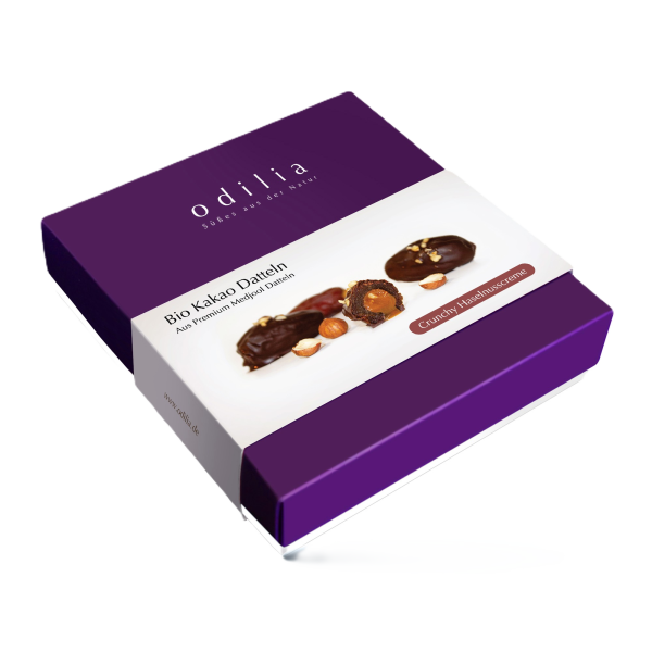 Bio Haselnusscreme Kakao Datteln Artikelbild 1 Kakao Datteln Crunchy Haselnusscreme