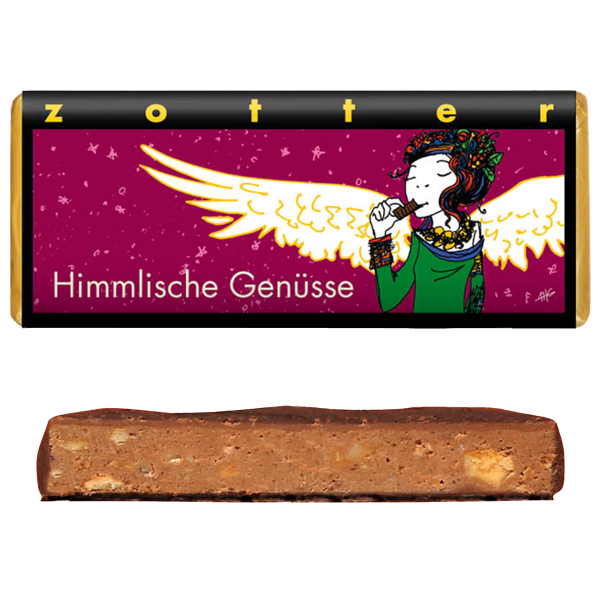 Zotter Himmlische Genuesse Artikelbild 1 Zotter Schokolade Himmlische Genuesse