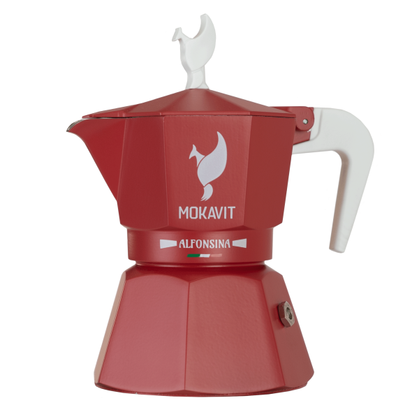 Mokavit Espressokocher rot Artikelbild front