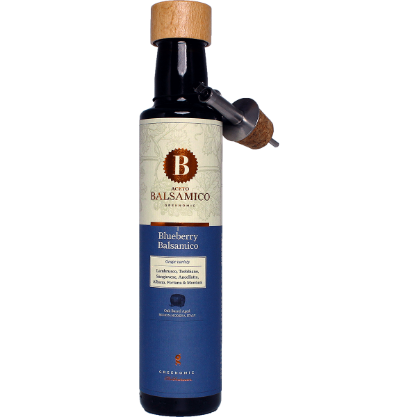 Aceto Balsamico Blueberry Artikelbild 1 Greenomic Balsamico di Modena Blueberry