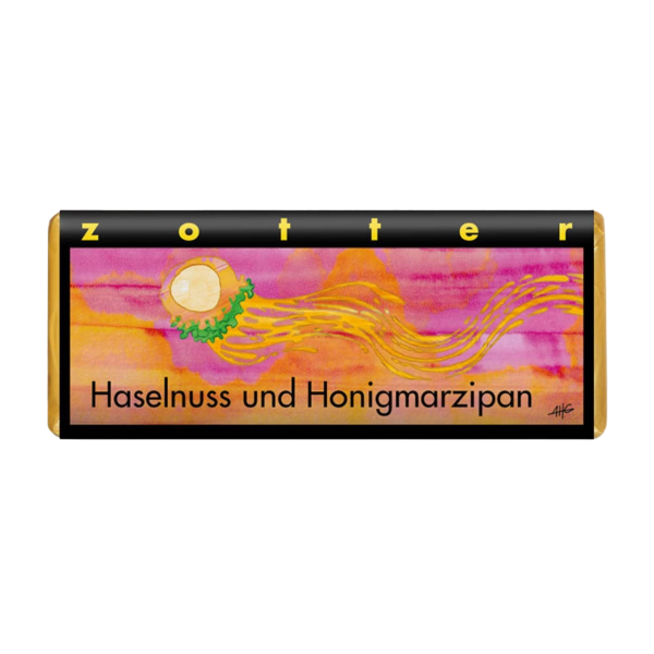 Zotter Haselnuss und Honigmarzipan Zotter Schokolade Haselnuss und Honigmarzipan Artikelbild 1
