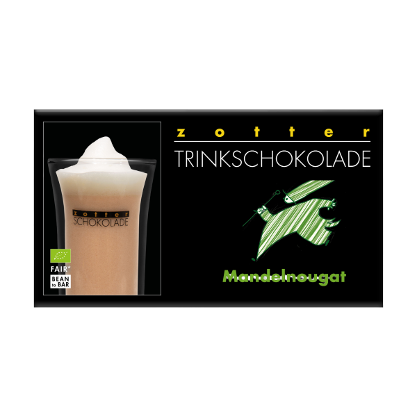 Zotter Mandelnougat Trinkschokolade Zotter Trinkschokolade Mandelnougat Artikelbild 1