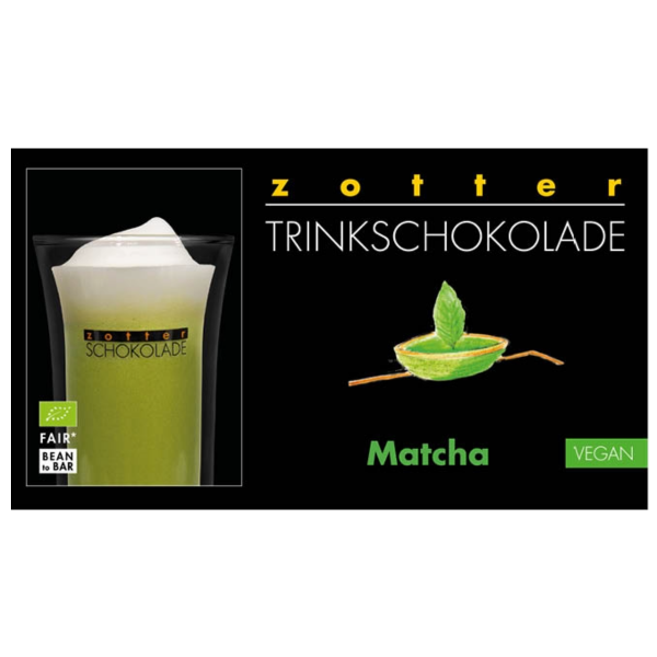 Zotter Trinkschokolade Gruentee Zotter Trinkschokolade Matcha Artikelbild 1