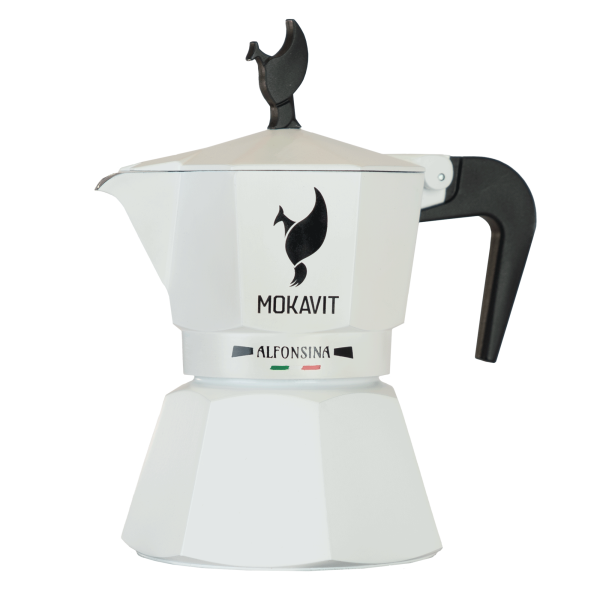 Mokavit Espressokocher weiss Artikelbild front