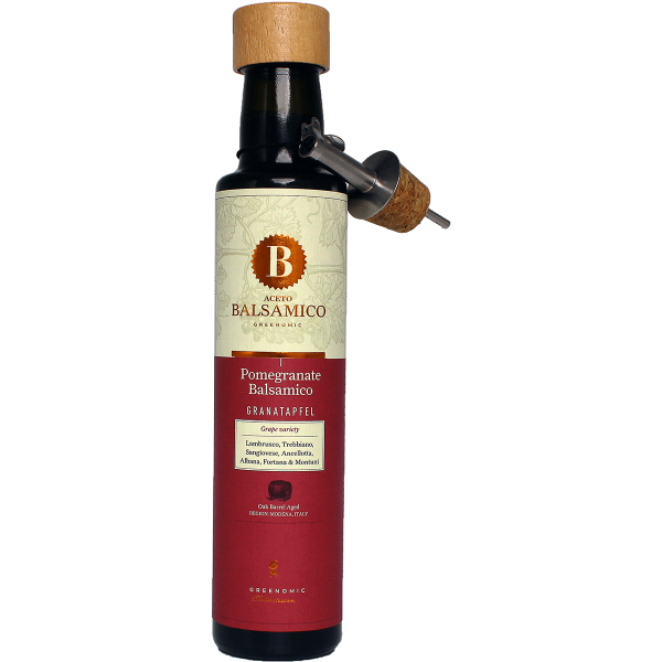 Aceto Balsamico Granatapfel Artikelbild 1 Greenomic Balsamico di Modena Granatapfel