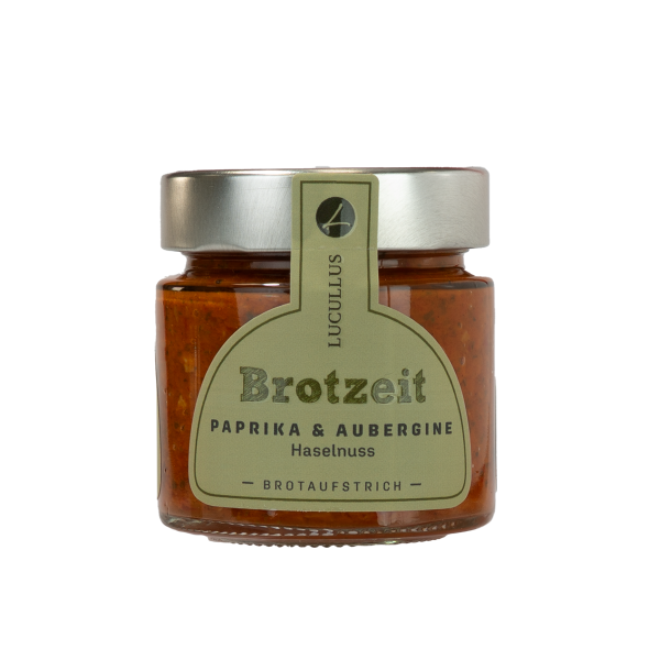 Lucullus Brotzeit Paprika und Aubergine Brotaufstrich Beste Freunde Paprika und Aubergine Artikelbild 1