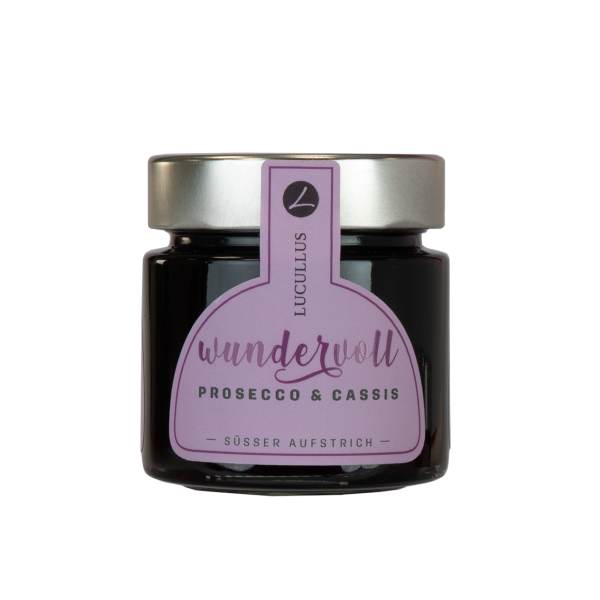 Lucullus Prosecco und Cassis Lucullus Wundervoll Prosecco und Cassis Aufstrich Artikelbild 1